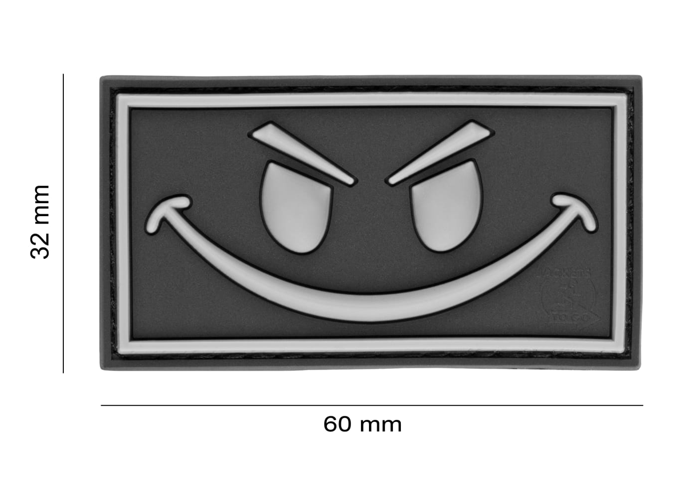 JTG Evil Smile Rubber Patch