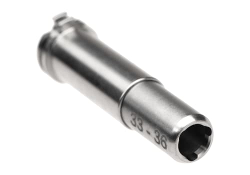 Maxx Model CNC Titanium Adjustable Air Seal Nozzle 33mm - 36mm for AEG