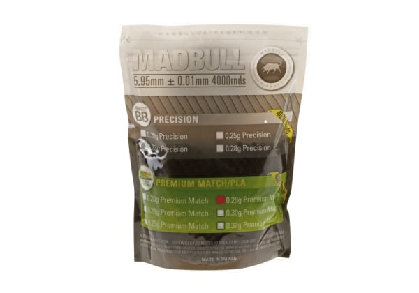 Madbull 0.28g Bio Premium Match Grade PLA 4000rds