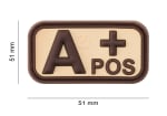 JTG Bloodtype Rubber Patch A Pos