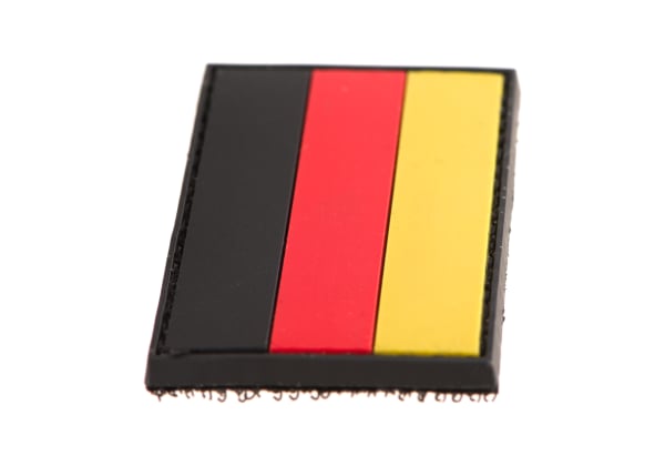 JTG German Flag Blank Rubber Patch