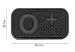 JTG Bloodtype Rubber Patch 0 Pos