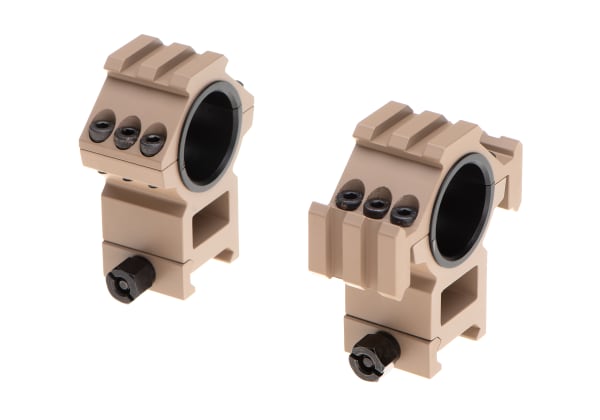 Aim-O Tri-Side Rail 25.4mm / 30mm Mount Rings