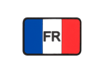 JTG France Flag Rubber Patch