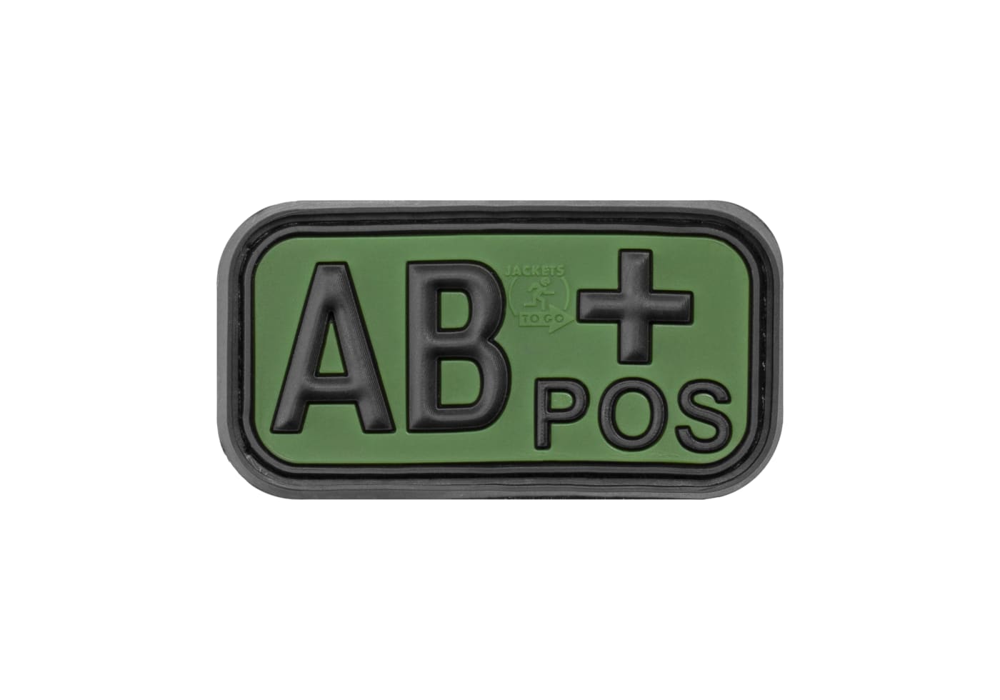 JTG Bloodtype Rubber Patch AB Pos