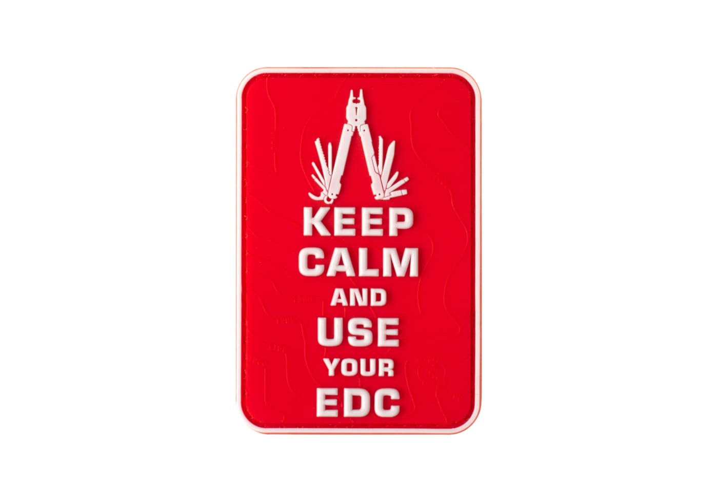 JTG Keep Calm EDC Rubber Patch