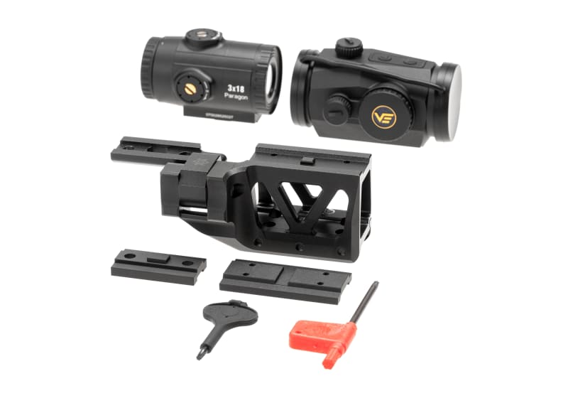 Vector Optics Scrapper 1x29 RDS with Paragon 3x Magnifier and One