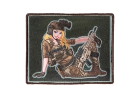 Airsoftology Pinup Girl Navy Seal Woven Patch