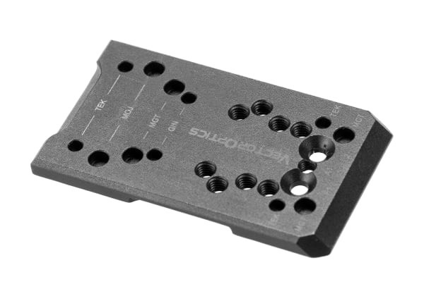 Vector Optics 4-in-1 Adapter for Glock Pistols MOJ / GIN / RTS / TEK / Docter / MGT / RMS