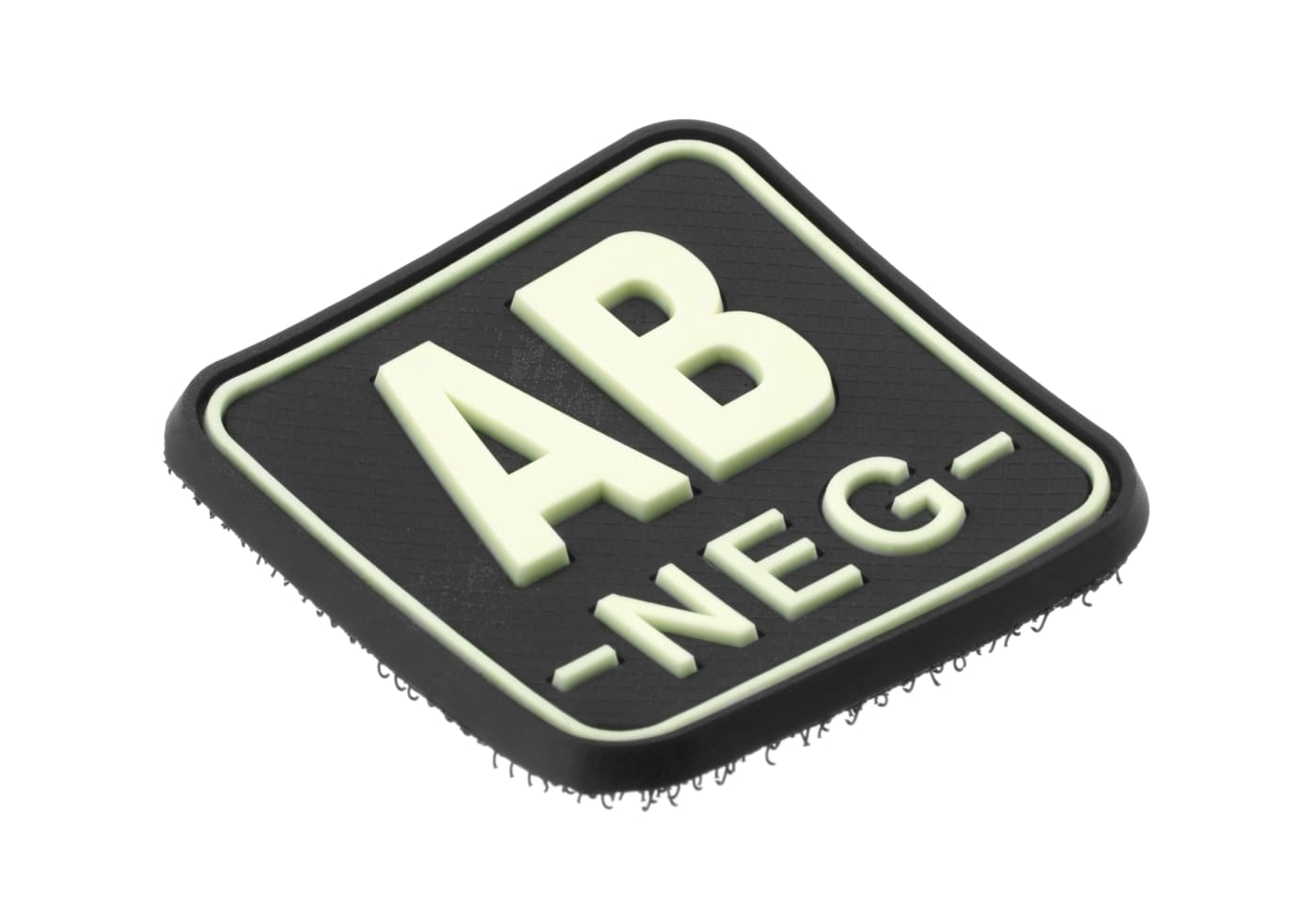 JTG Bloodtype Square Rubber Patch AB Neg