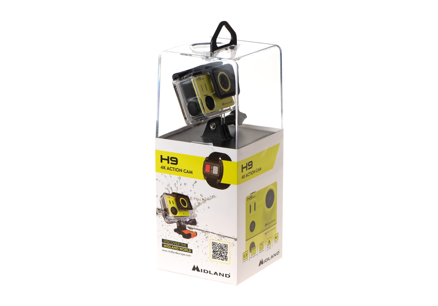 Midland H9 WiFi Action Camera Ultra HD 4K