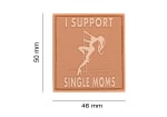 JTG I Support Single Mums Rubber Patch