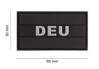 JTG Small German Flag Rubber Patch