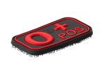 JTG Bloodtype Rubber Patch 0 Pos