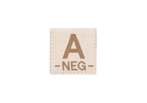 Clawgear A Neg Bloodgroup Patch