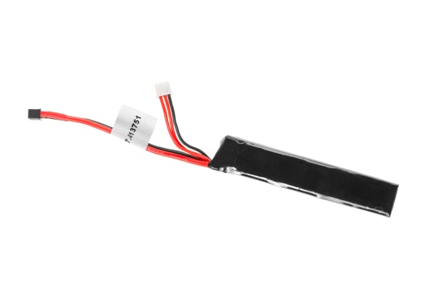 Pirate Arms LiPo 7.4V 1100mAh 20C Stock Tube Type Mini T-Plug