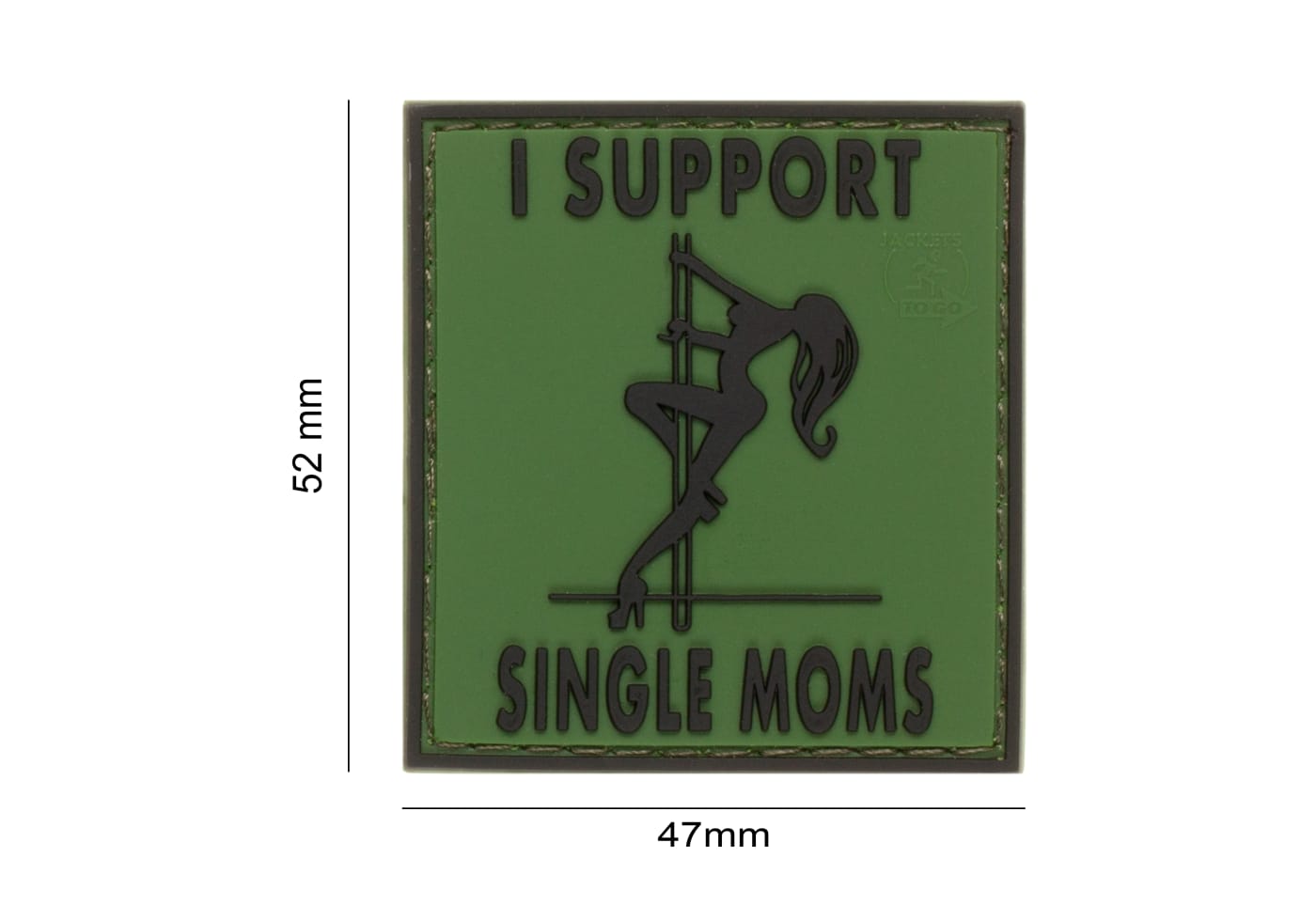 JTG I Support Single Mums Rubber Patch