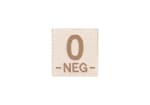 Clawgear 0 Neg Bloodgroup Patch