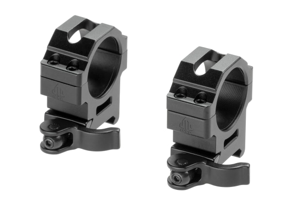 Leapers 30mm QD CNC Mount Rings Medium