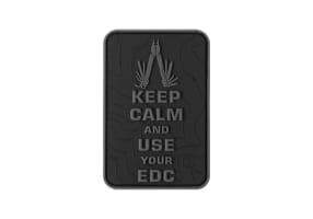 JTG Keep Calm EDC Rubber Patch