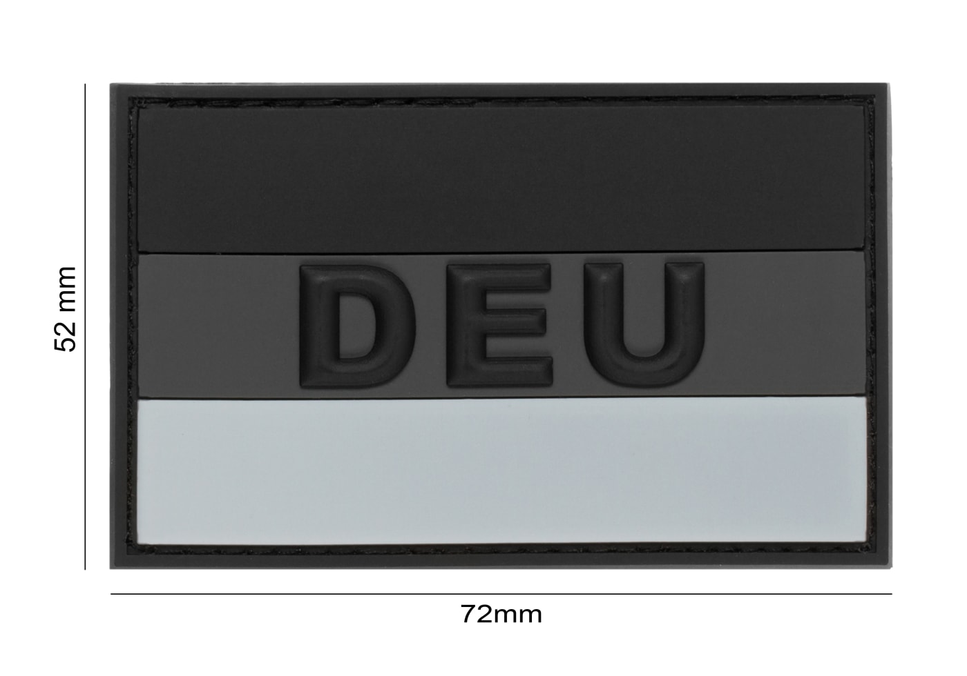 JTG German Flag Rubber Patch