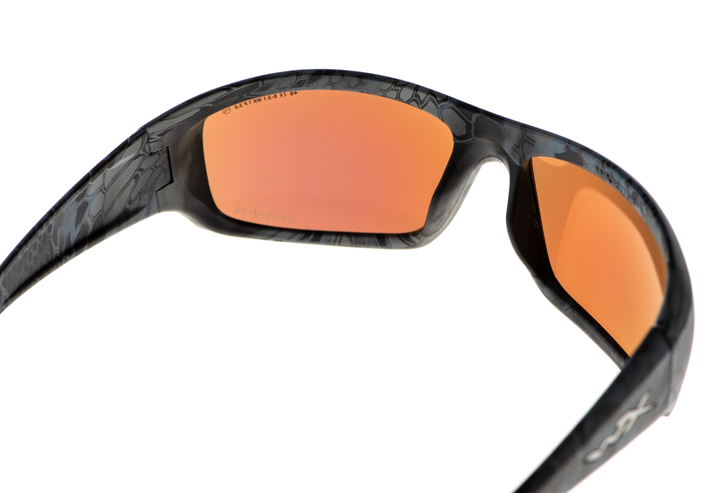 Wiley X WX Omega Captivate Polarized Green Mirror