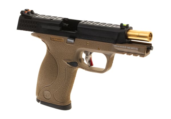 WE WET-05 BK Gold Barrel Metal Version GBB