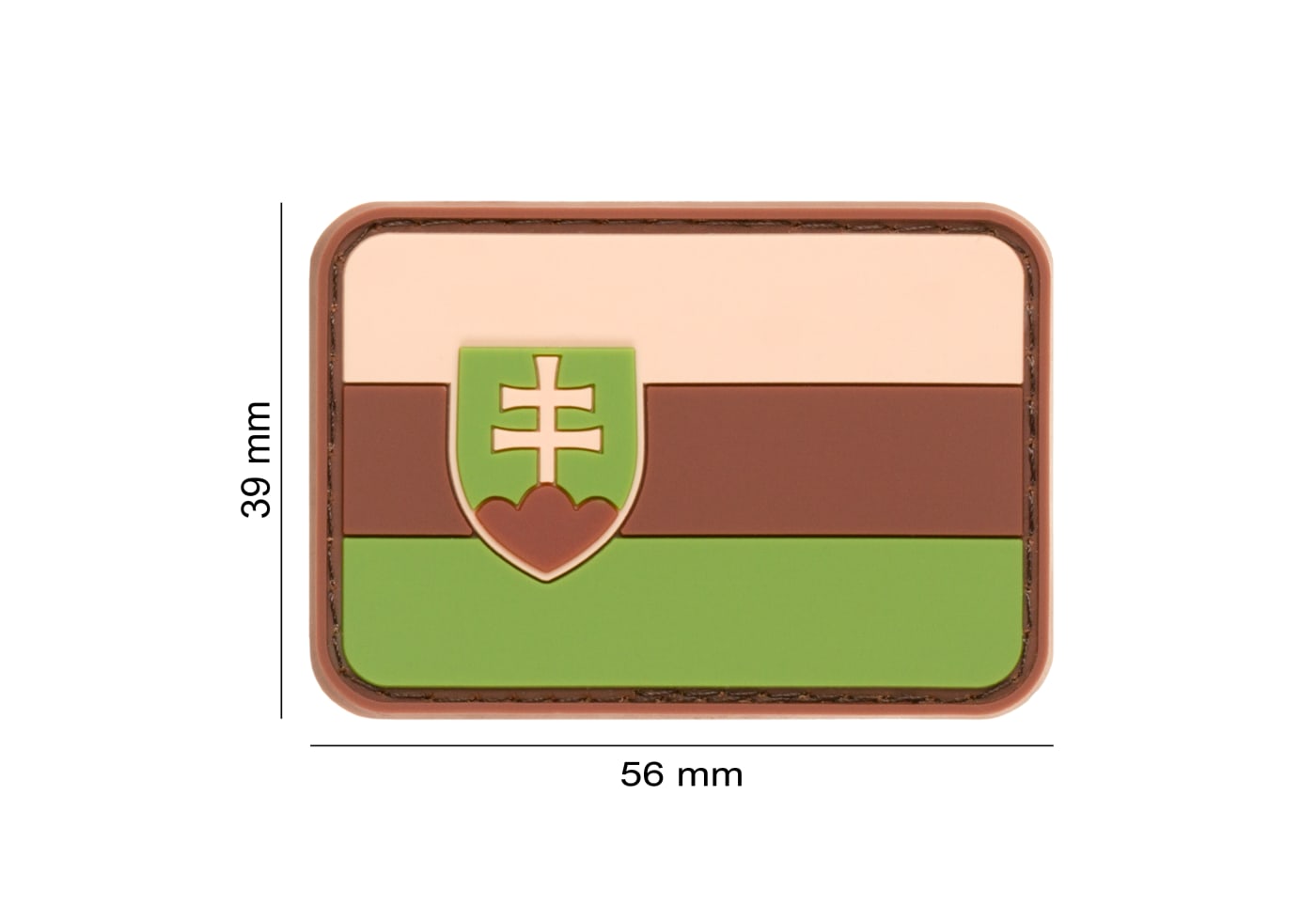JTG Slovakia Flag Rubber Patch
