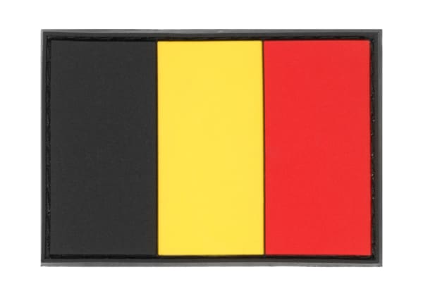 JTG Belgium Flag Rubber Patch
