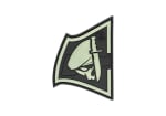 JTG Rebel Skull Rubber Patch