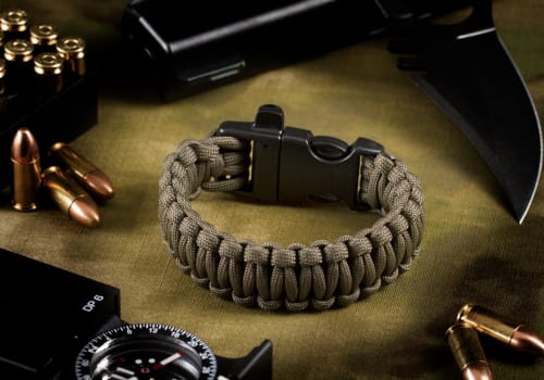 Military store paracord bracelet