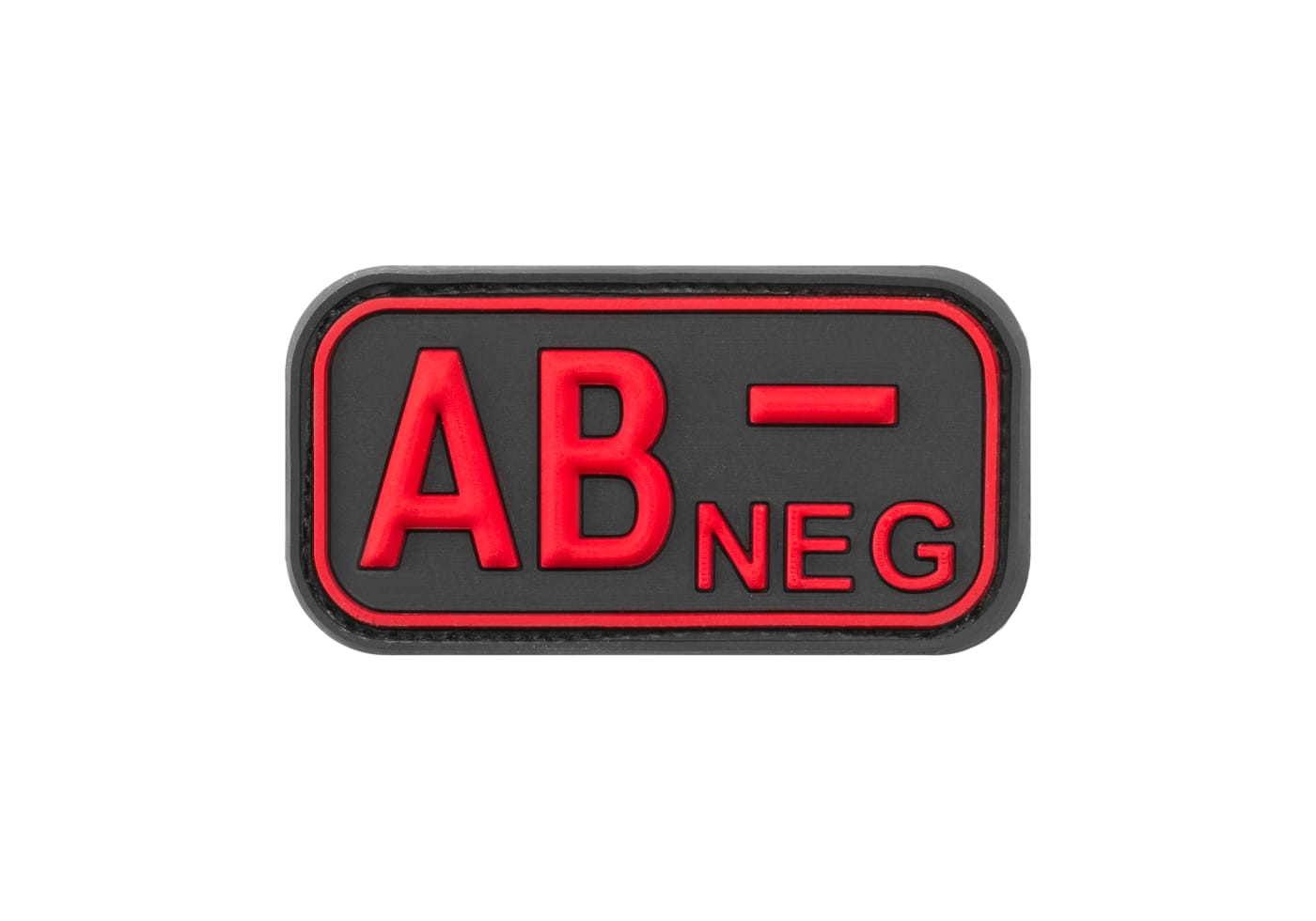 JTG Bloodtype Rubber Patch AB Neg