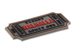JTG Large Walhalla Ticket Rubber Patch