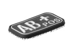 JTG Bloodtype Rubber Patch AB Pos