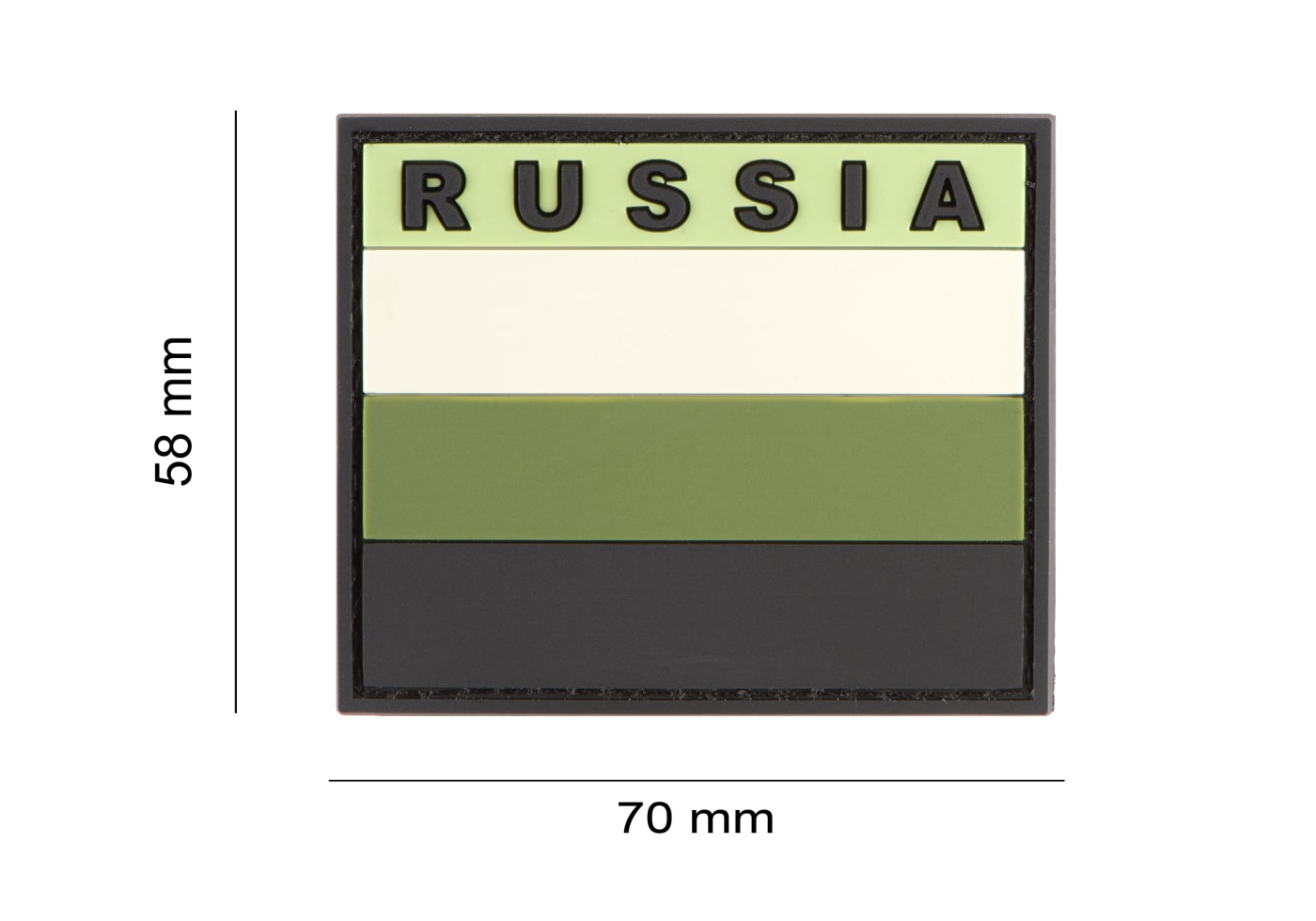 JTG Russia Flag Rubber Patch