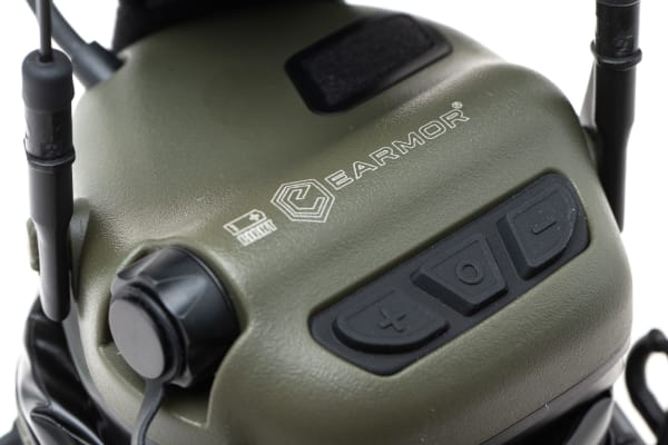 Earmor M32X Plus Hearing Protection Set for ARC Helmet Rails