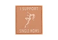 JTG I Support Single Mums Rubber Patch