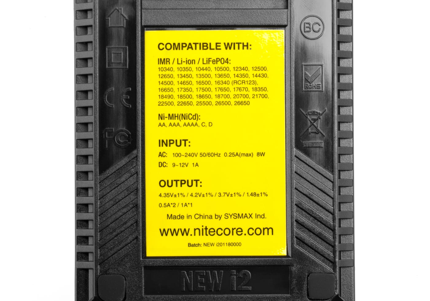 Nitecore Intellicharger NEW i2