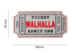 JTG Large Walhalla Ticket Rubber Patch