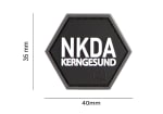 JTG NKDA Kerngesund Hexagon Rubber Patch