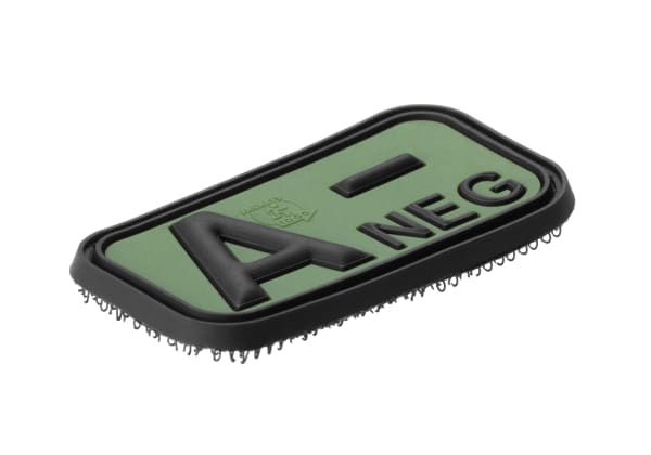 JTG Bloodtype Rubber Patch A Neg