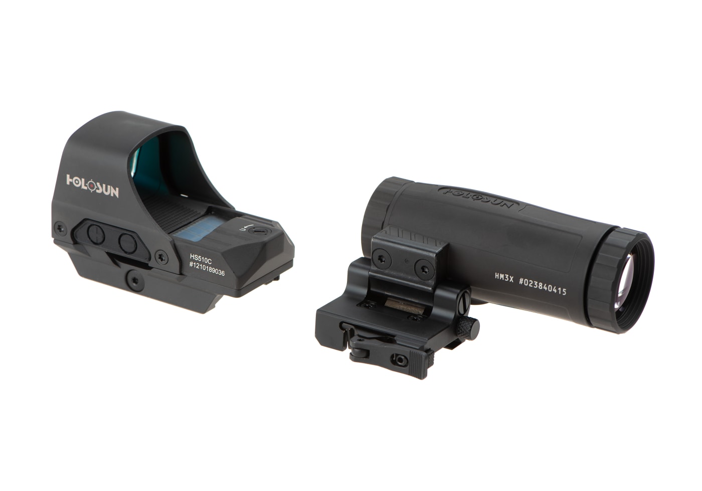 Holosun HS510C Solar Red Circle Dot Sight Combo with HM3X Holosun HS510C Solar Red Circle Dot Sight Combo with HM3X