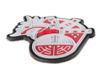 JTG Viking Dragon Ship Head Rubber Patch