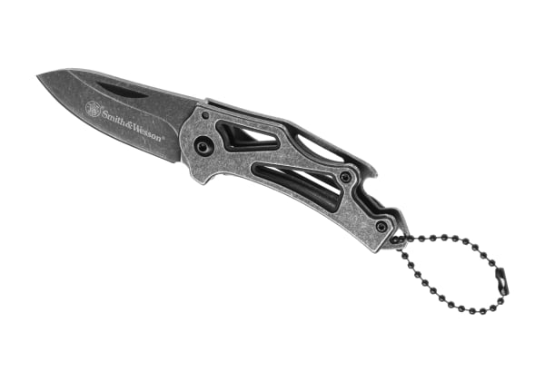 Smith & Wesson Keychain Folding Knife Stonewash