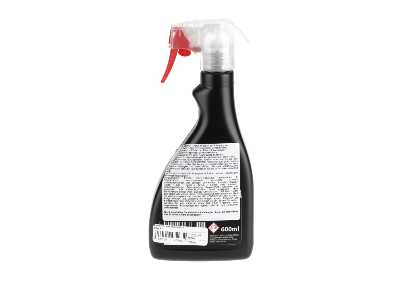 RifleCX Silencer Cleaner Spray 600ml