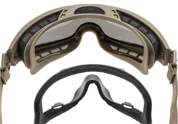Wiley X Spear Goggle Grey / Clear / Light Rust