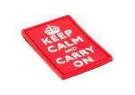 JTG Keep Calm Rubber Patch