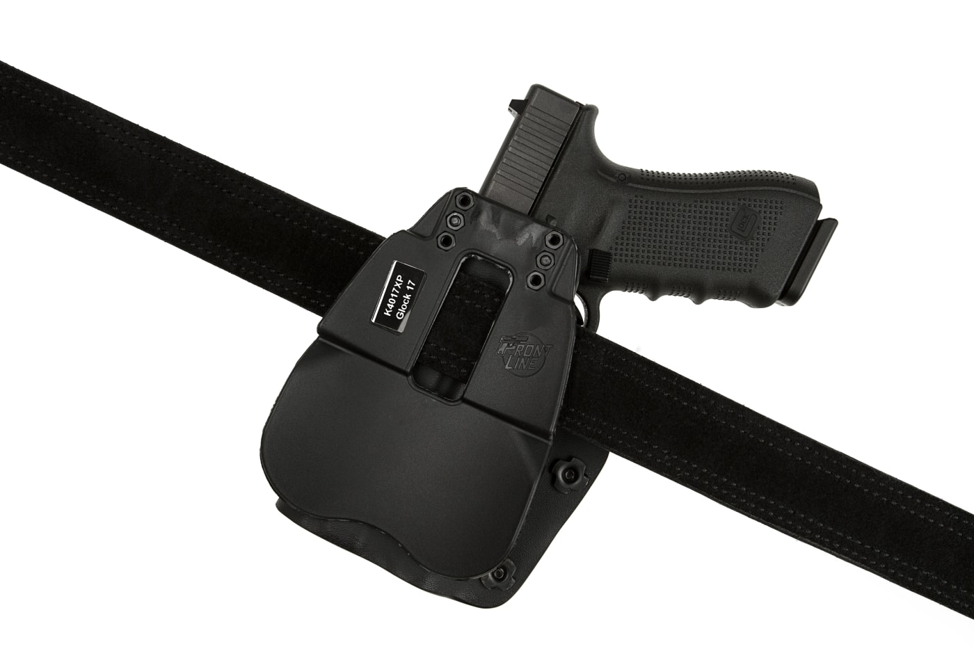 Frontline Open Top Kydex Holster für Glock 17 M3 / M6 Paddle