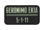 JTG Geronimo EKIA Rubber Patch Glow in the Dark