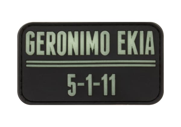 JTG Geronimo EKIA Rubber Patch Glow in the Dark
